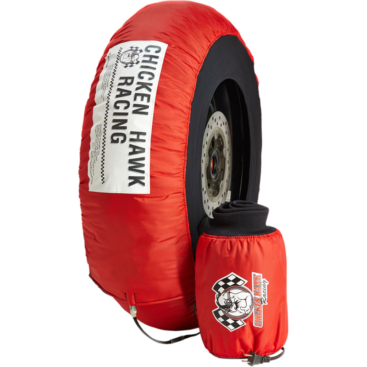 CHICKEN HAWK RACING 0362-0034 PRIV-STD-SBK Privateer Tire Warmers Standard Tire Warmers - Standard - Red - Superbike - Pair