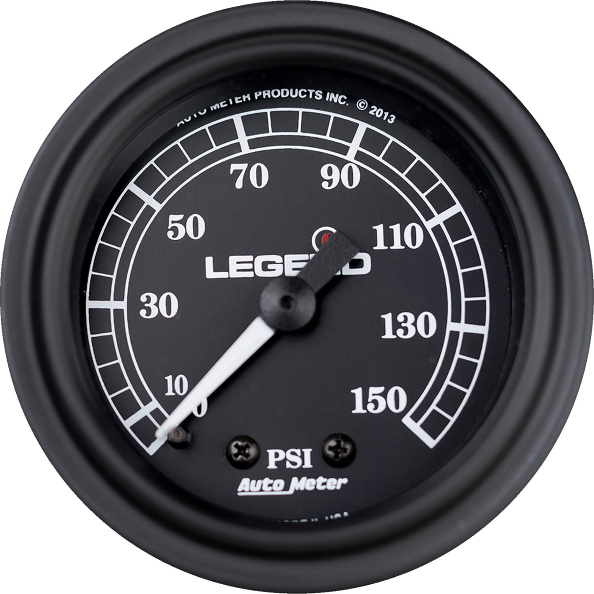 Legend Suspension Fairing Mounted LED Backlit PSI Gauges Black For Harley Touring 1997-2013