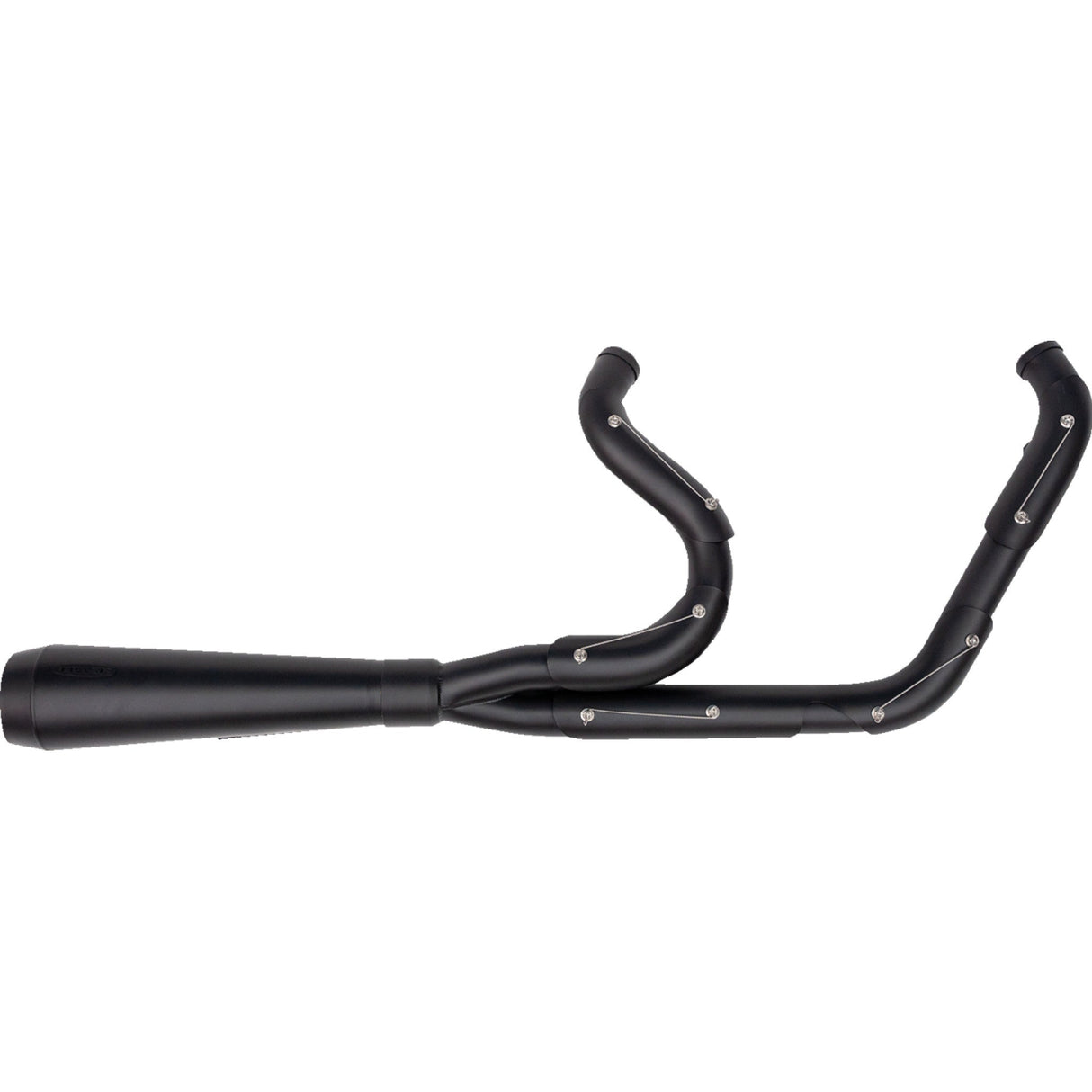 TRASK 2851-0561 TM-5054BKBK 2-into-1 Assault Exhaust System full black on black