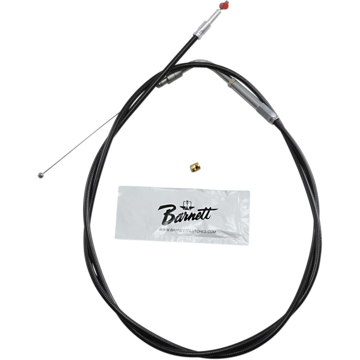 Barnett Black Vinyl Throttle Idle Cable +6" Size 45" Length - 101-30-30016-06 For Harley Touring 2002-2006