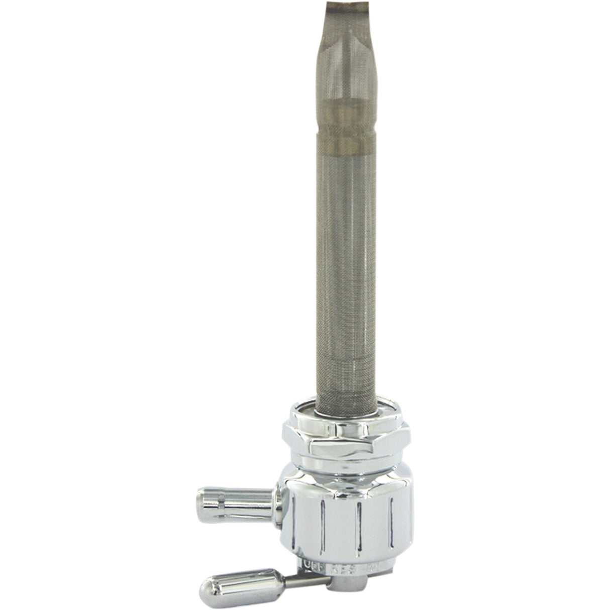 PINGEL DS-390241 1311-CG Power-Flo Fuel Valve - Round Fuel Valve - Grooved Chrome - 22 mm
