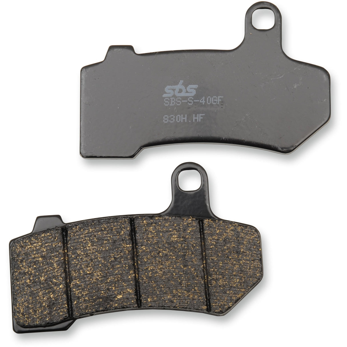 SBS HHF Street Ceramic Organic Brake Pads - 830H.HF For Harley Motorcycles 2006-2026
