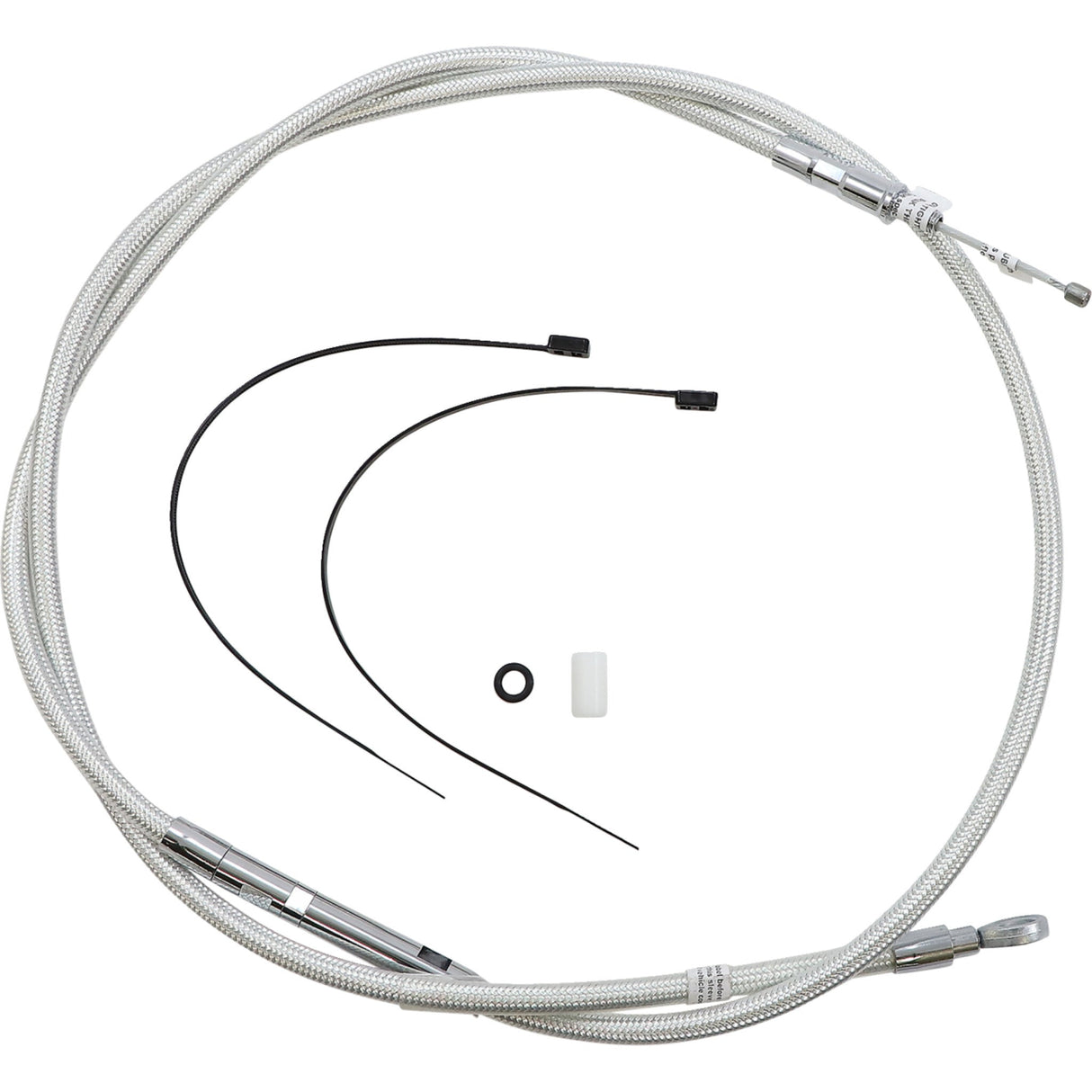 Magnum Shielding High-Efficiency Braided Sterling Chromite II® Clutch Cable 69" - 322514HE For Harley Sportster 2004-2021