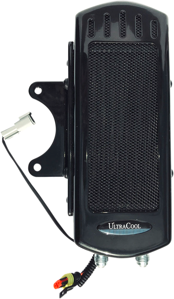 Ultracool Side Mount OIL Cooler TC Touring ` Gloss Black - SMT-2G For Harley Touring 2009-2016