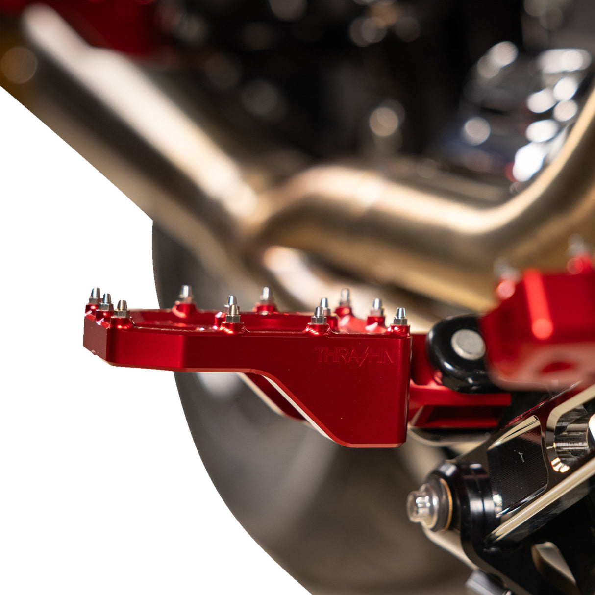 Thrashin Supply Co. Aggressor Footpegs - TSC-2022-2-D For Harley Motorcycles 1972-2025