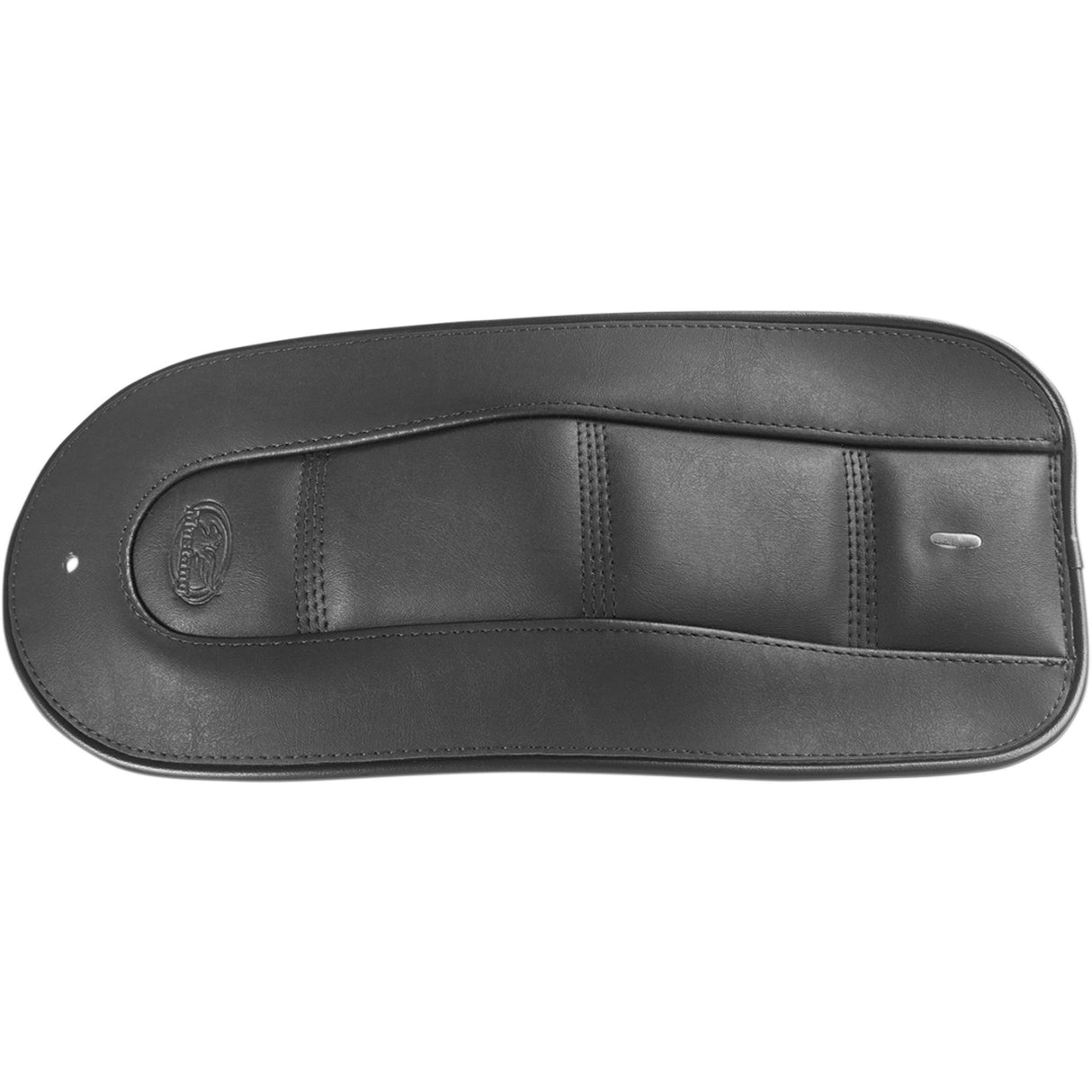 Mustang Fender Bib For Solo Seat — Quad Stitch Quad Black HD Softail - 78191 For Harley Softail Slim 2018-2021