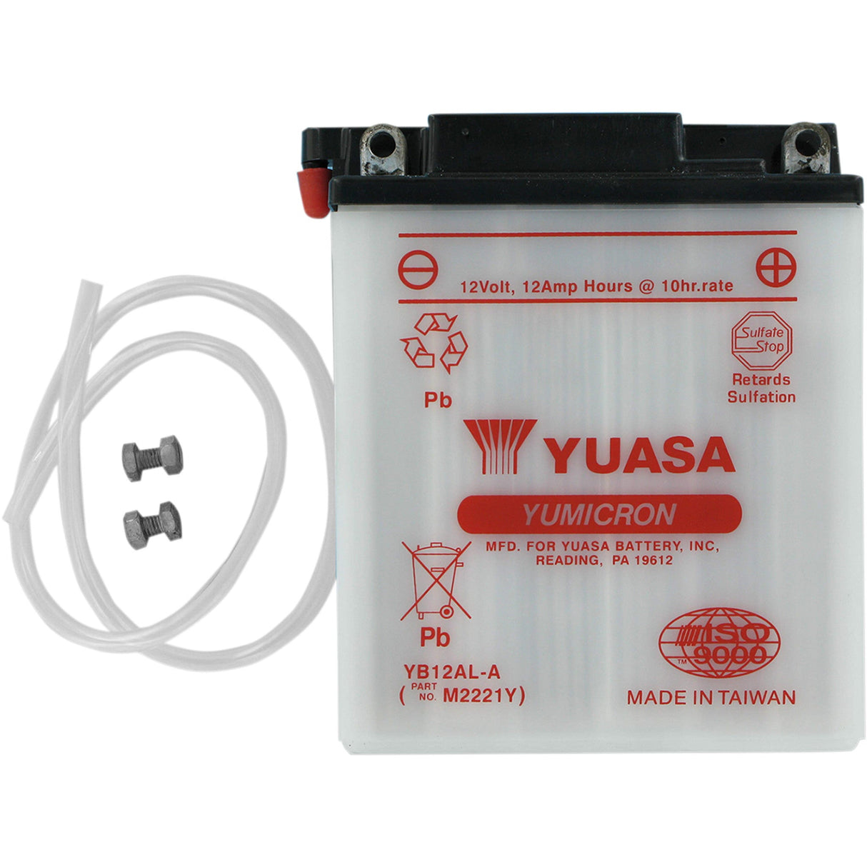 Yuasa Yumicron Battery - YUAM2221Y For Honda Motorcycles 1968-1981 | Aprilia Pegaso 650 / Scarabeo 150 / Atlantic 200 2000-2005