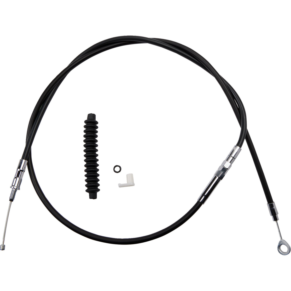 DRAG SPECIALTIES High-Efficiency Black Vinyl Clutch Cable