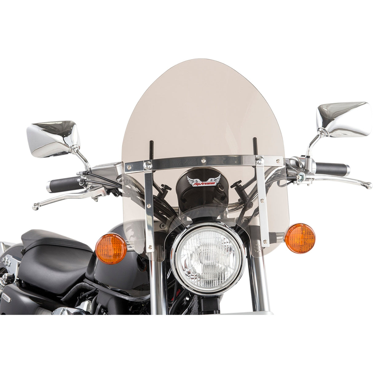 Slipstreamer Mini Police Windshield Tinted - HD-0-T For Harley Motorcycles 1999-2025 | Honda Motorcycles 1992-2025 | Kawasaki Motorcycles 1996-2025