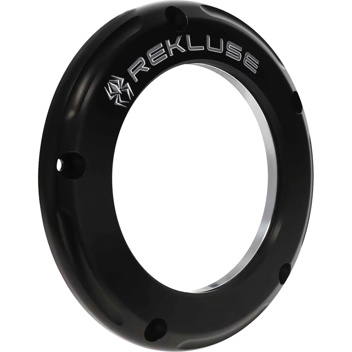 Rekluse Clear Derby Cover Black Anodized M8 - RMS-0515027 For Harley Touring 2015-2026