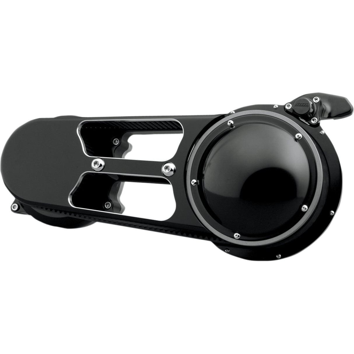 Belt Drives LTD. 2" Open Belt Drive Kit 2" Black - SH-500-B For Harley Touring / Super / Low / Electra Glide 1970-1978