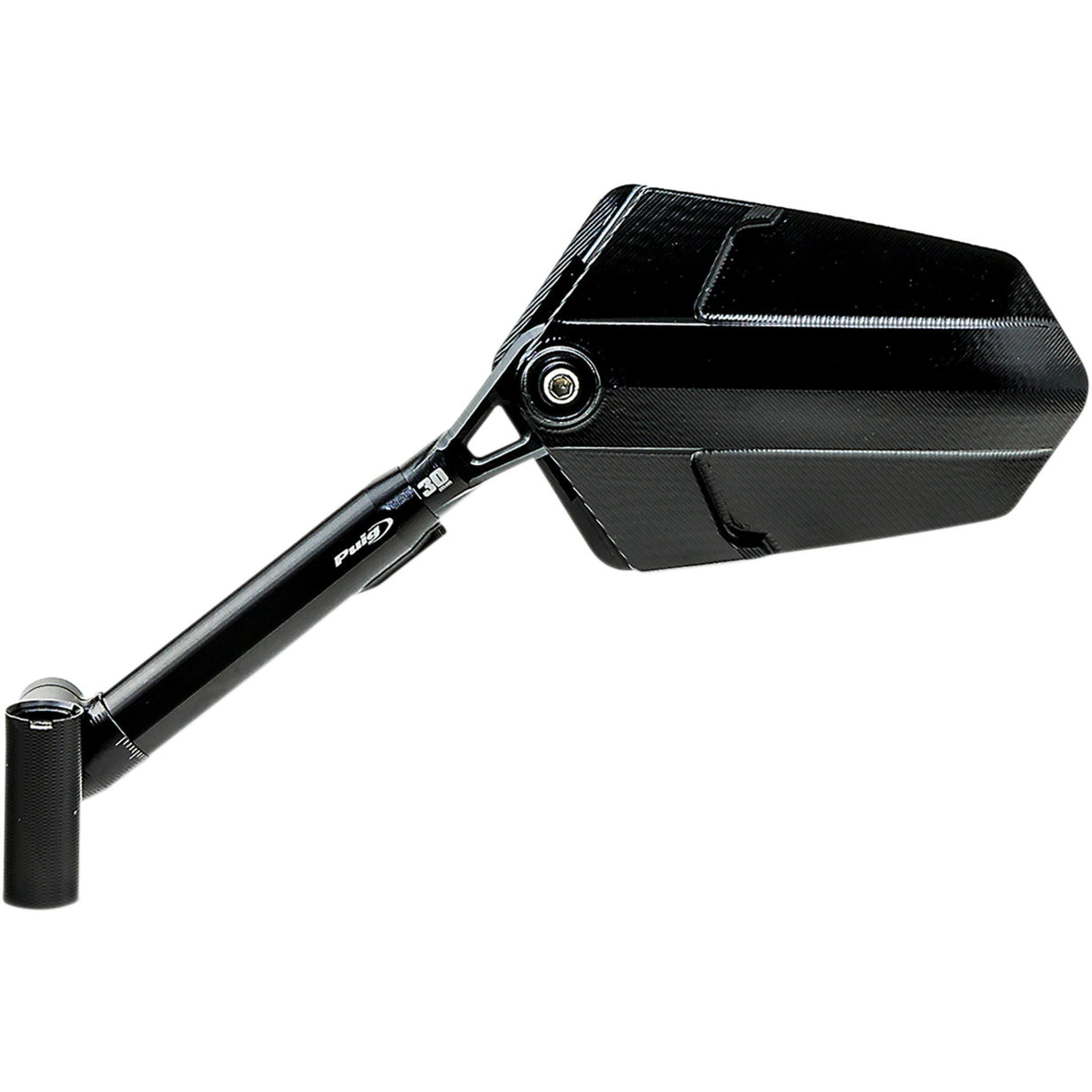 Puig HI-Tech Parts Explorer Rear View Mirror Explorer Side View Left Diamond Black - 014NN Triumph Motorcycles 2005-2024