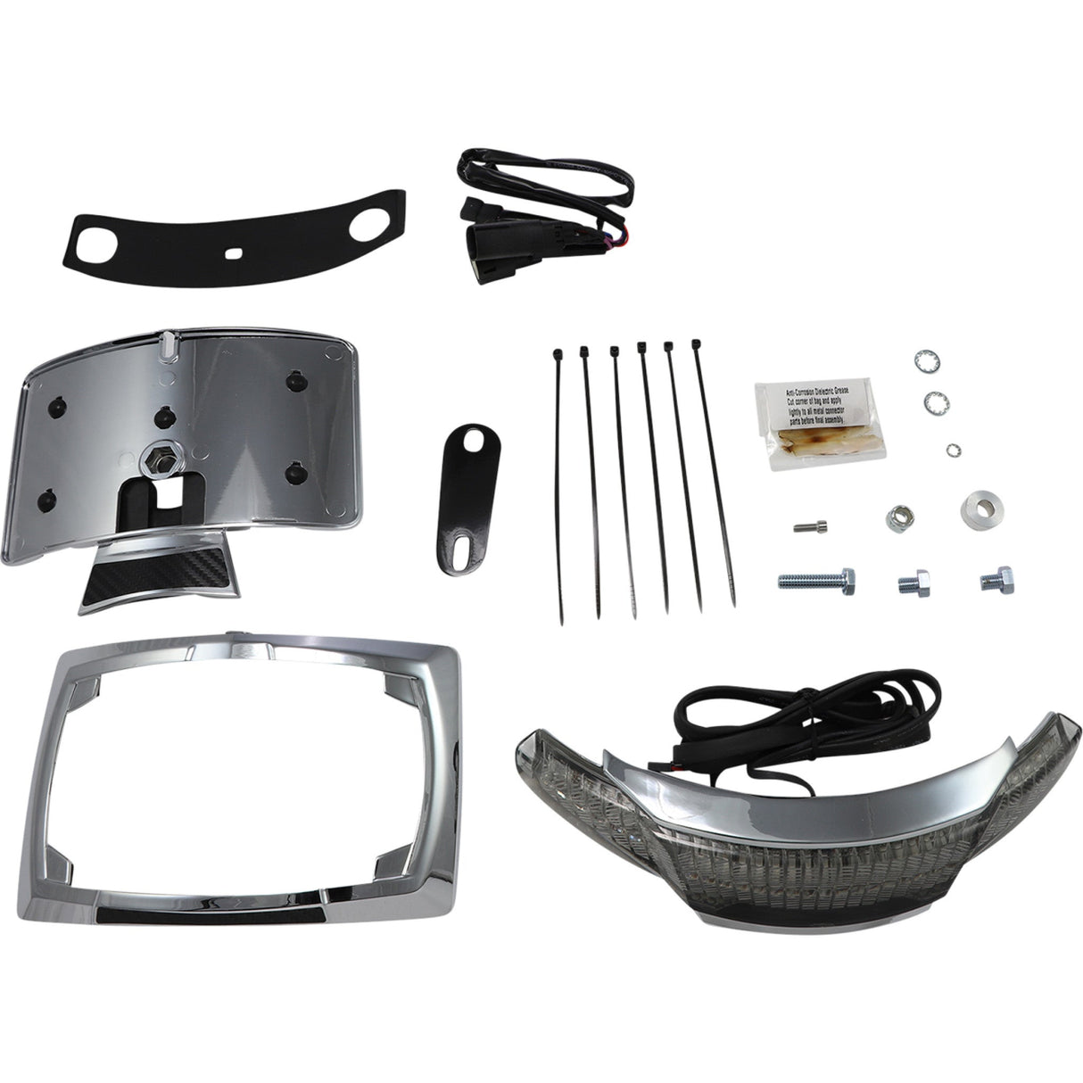Ciro Taillight License Plate Holder - 40051 For Harley Touring 2006-2026