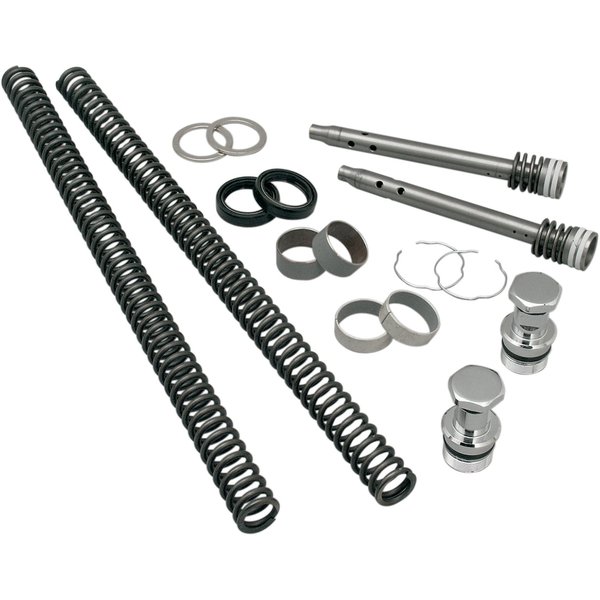 Pro-One Perf.mfg. Gold Valve Fork Kit - 105579 For Harley Softail / Dyna 1985-2010
