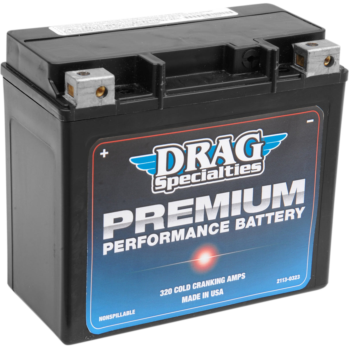 Drag Specialties GYZ Battery - 2113-0323 For Harley 1983-1996 | Yamaha Snowmobiles 2017-2023