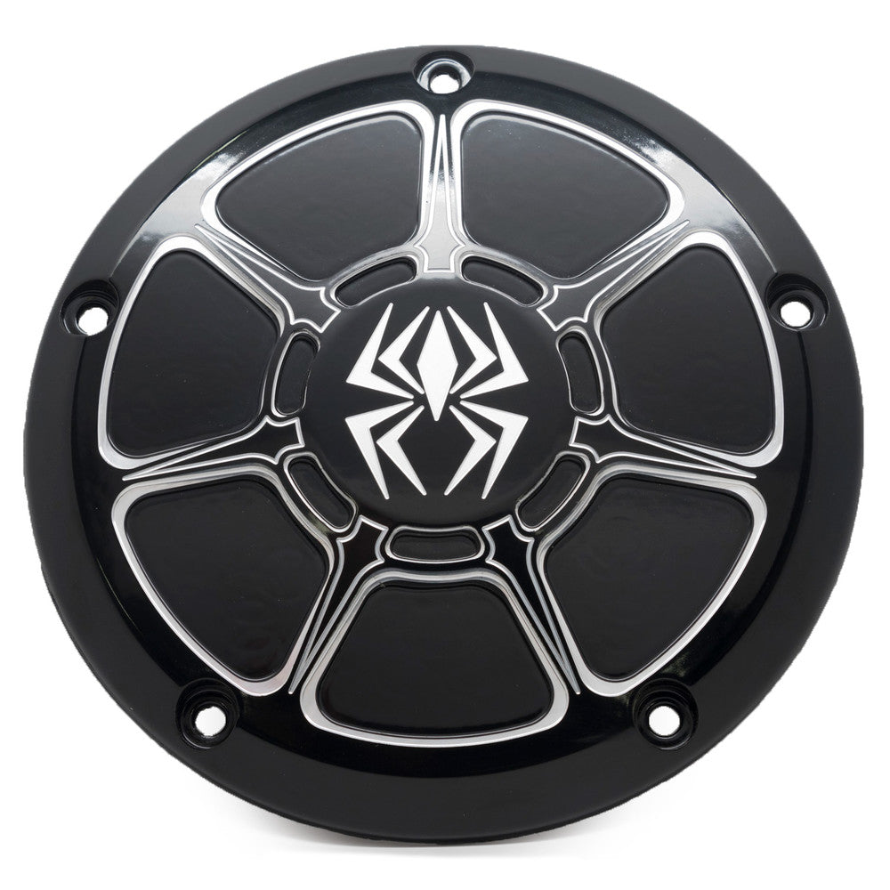 Rekluse Racing 156-9100 RMS-0515003 DERBY COVER BLACK GLOSS BIG TWIN 99-17 EX LOW PROFILE