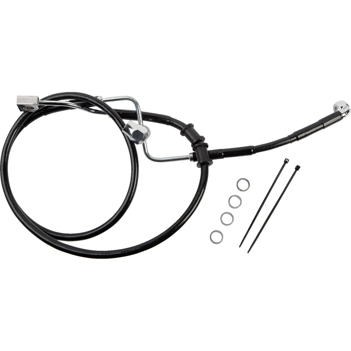 DRAG SPECIALTIES Rear Brake Line - Master Cylinder to ABS