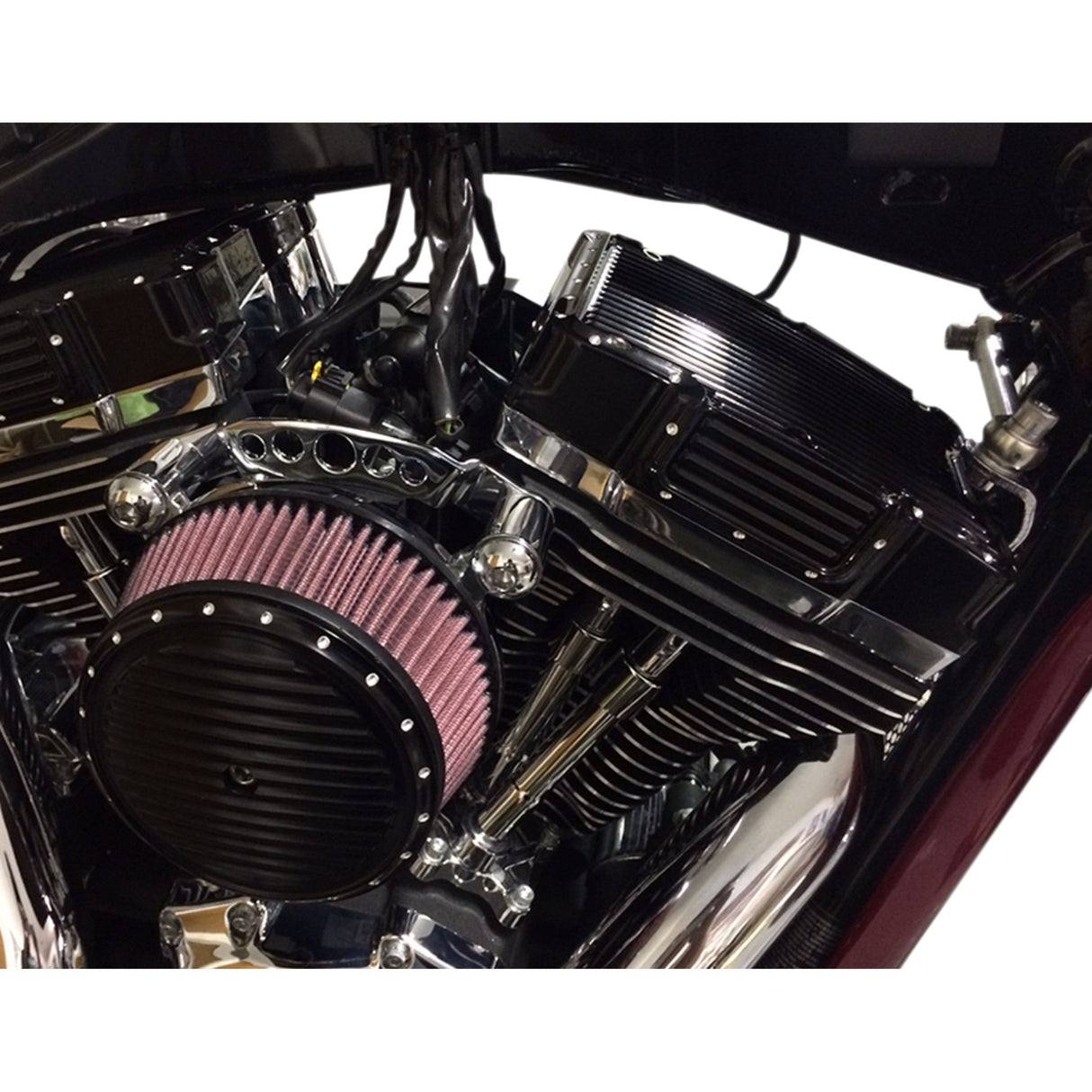 Covingtons Rocker Top Covers Dimpled Black Twin Cam - C1292-B For Harley Motorcycles 1999-2017