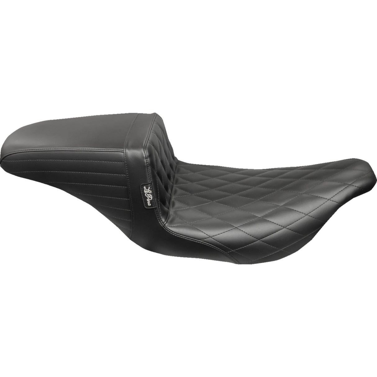 LePera Kickflip Seat — Diamond Black - LH-597DM For Harley Touring 1997-2007