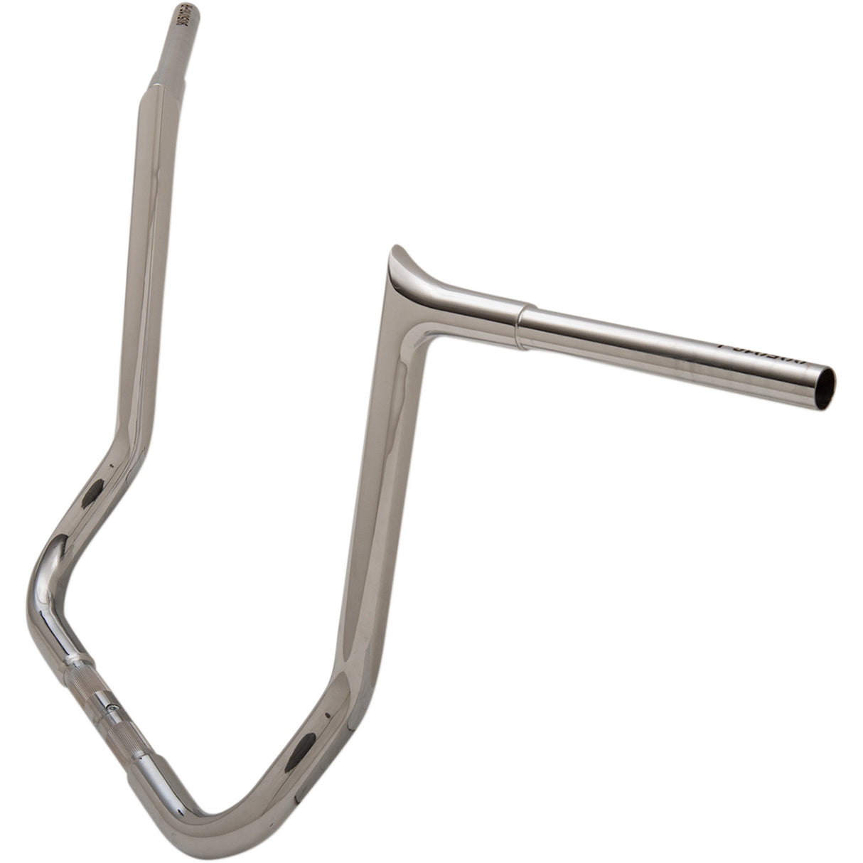 FAT Baggers INC. 1-1/4" EZ Install Pointed Top Handlebar 16" Chrome - 905016 For Harley Touring 1986-2022