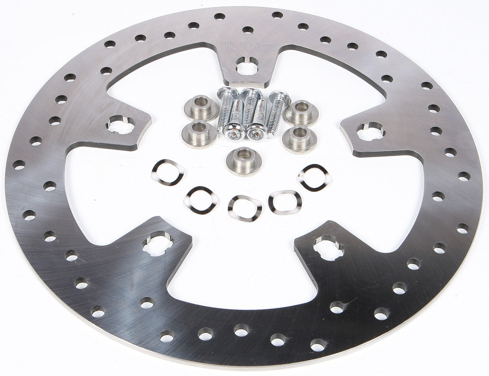 Harddrive 144154 Perimeter Brake Rotor Front 11 SS Polished For Harley Touring 2014-2019