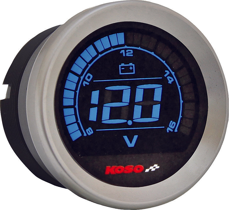 Koso North America Digital Gauge Cluster Silver Bezel Flht AND Fltr - BA050901 For Harley Touring 2004-2013
