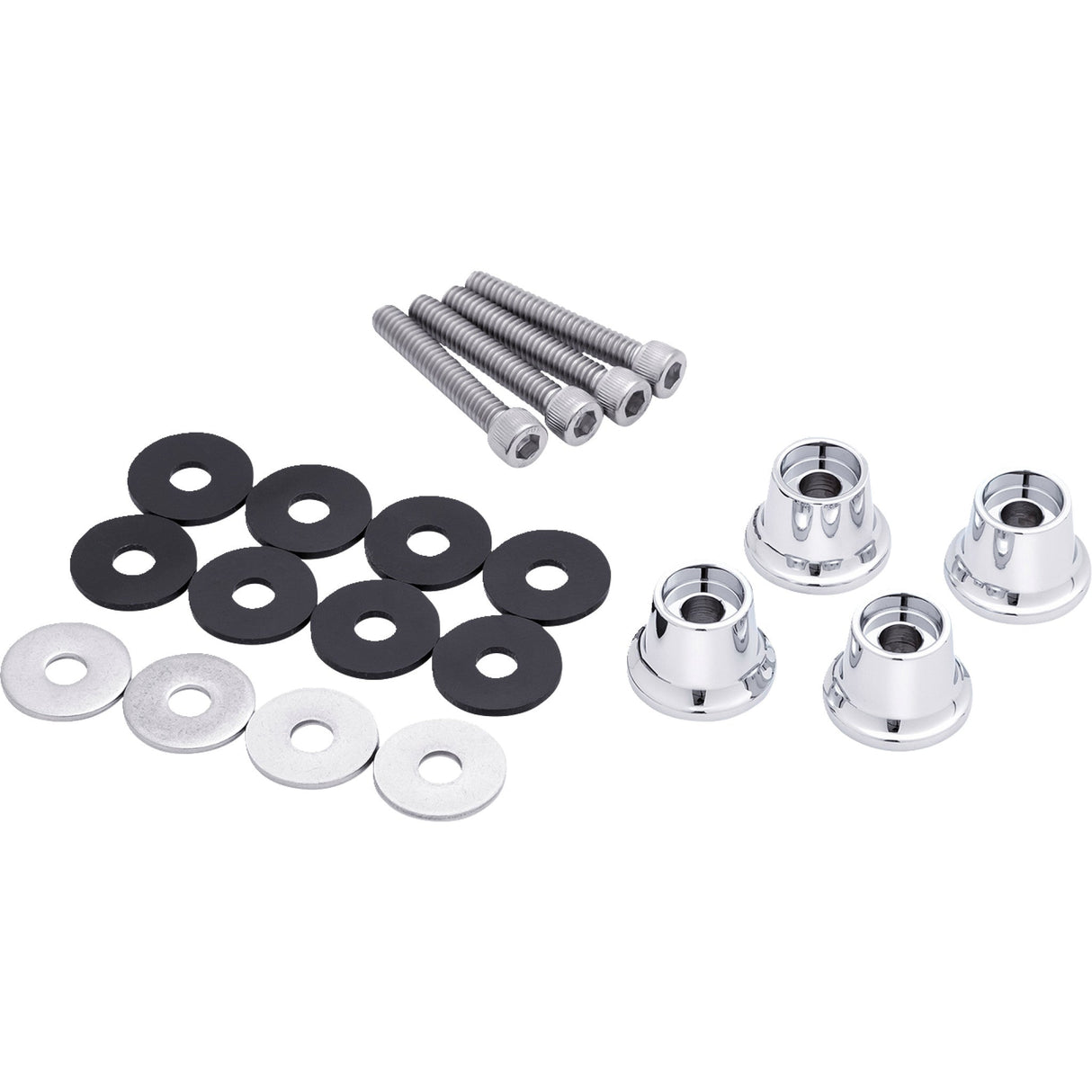 Ciro Lift Kit For Luggage Rack Chrome - 20400 For Harley Touring 2014-2025