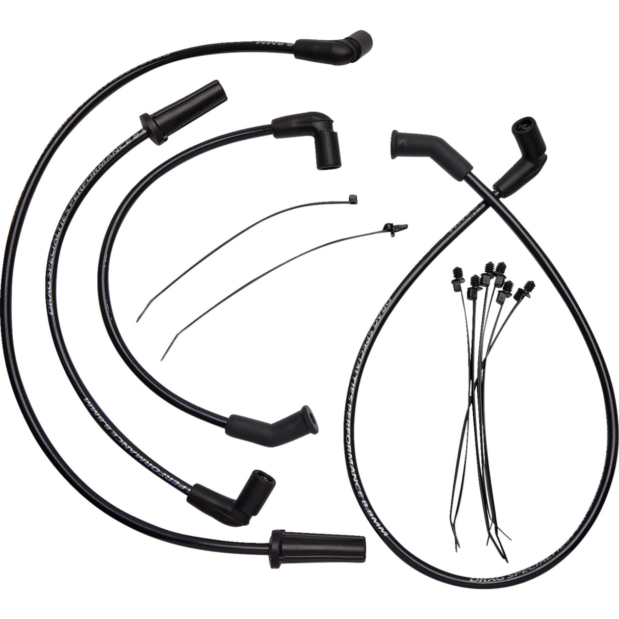 DRAG SPECIALTIES 2104-0408 Spark Plug Wires '18-'23 softail