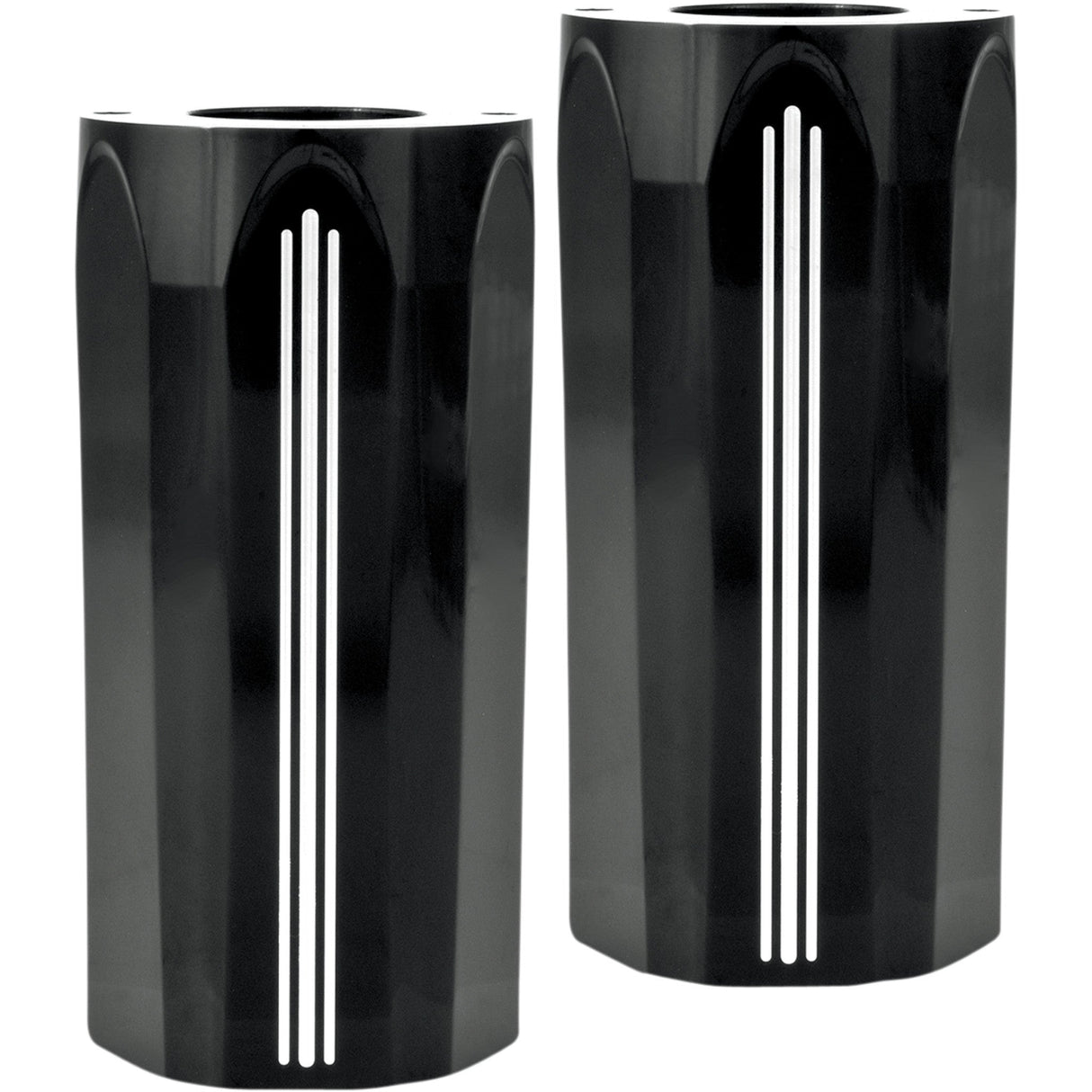 PERFORMANCE MACHINE (PM) 0411-0055 0208-2045-BM Fork Slider Covers — Tech - Contrast Cut - Tech