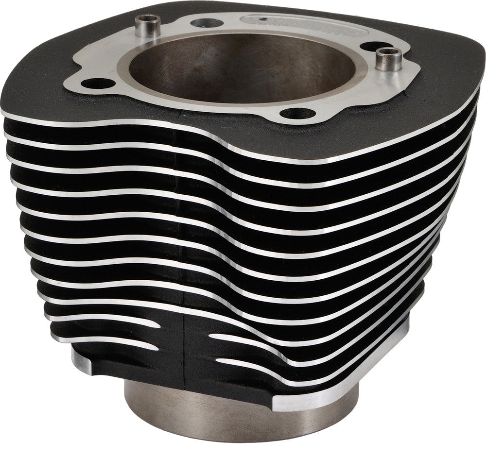 Harddrive TC 88/96 3.75" Standard BRE Cylindr Black With Machined Fins EA - 88187 For Harley Motorcycles 1999-2006