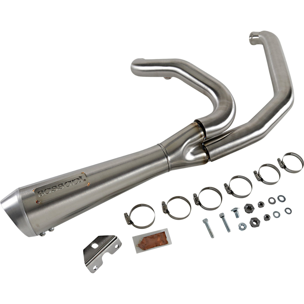 Bassani Xhaust Road Rage 2-Into-1 Exhaust System - 1F42SS For Harley Touring 2017-2026