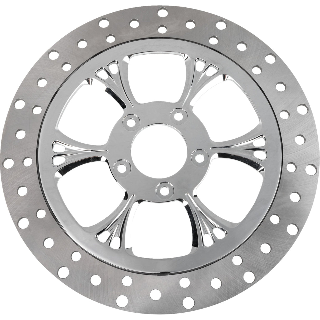RC Components Floating Brake Rotor Front Left Majestic 320 Mm Chrome - ZSSCOG320A-102C-LF2K For Harley Touring 2024-2026