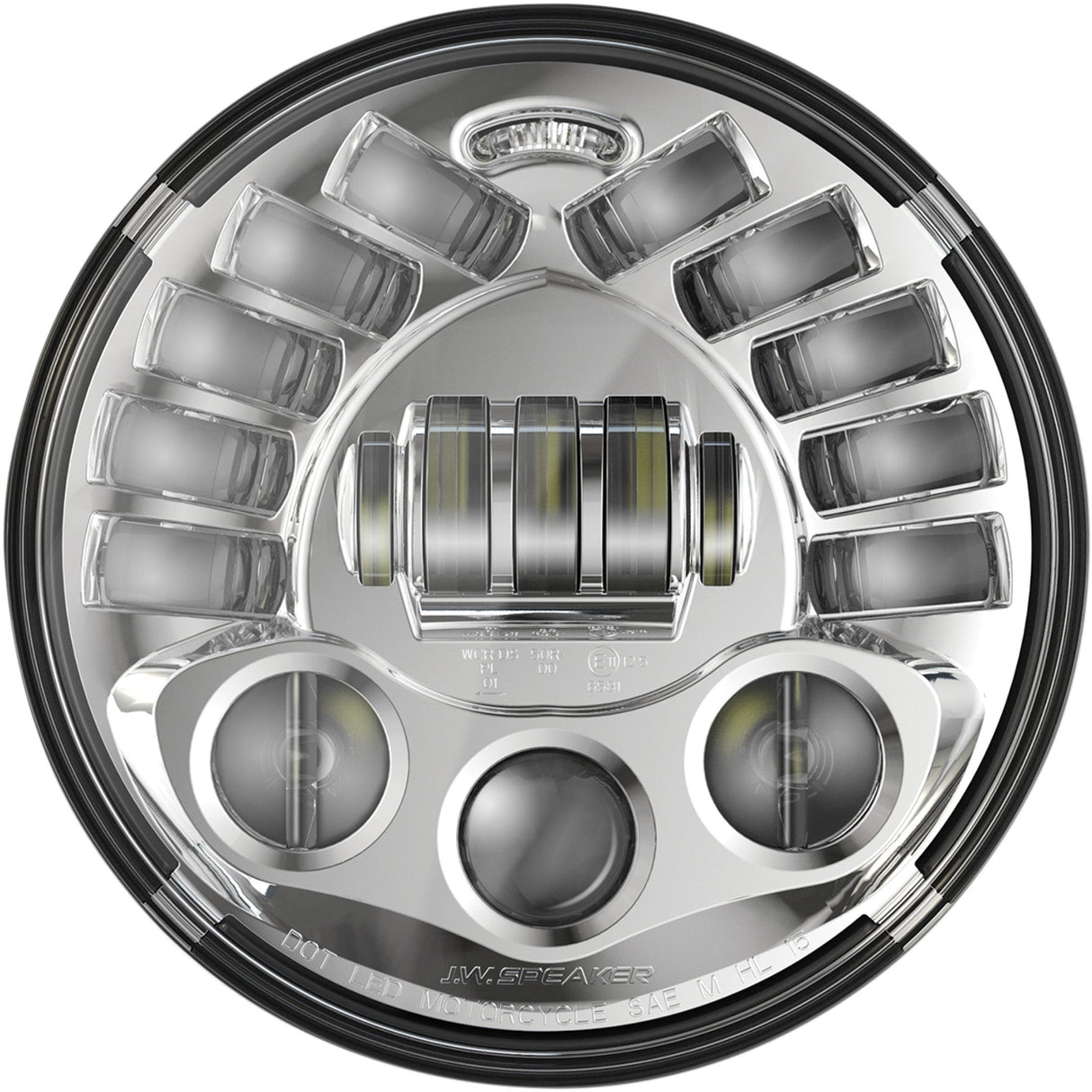 CUSTOM DYNAMICS 2001-2137 PB-7PA-C ProBEAM® 7” Adaptive Headlamp - Adaptive Headlight with Mount - Chrome
