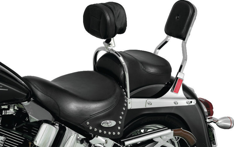 Kuryakyn 8987 Driver Backrest Most Softail Models Chrome