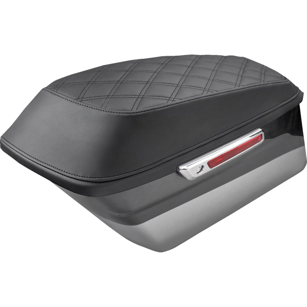 Saddlemen Bagger Lid Covers Lattice Stitch - L870-93-LS For Harley Touring 1993-2013
