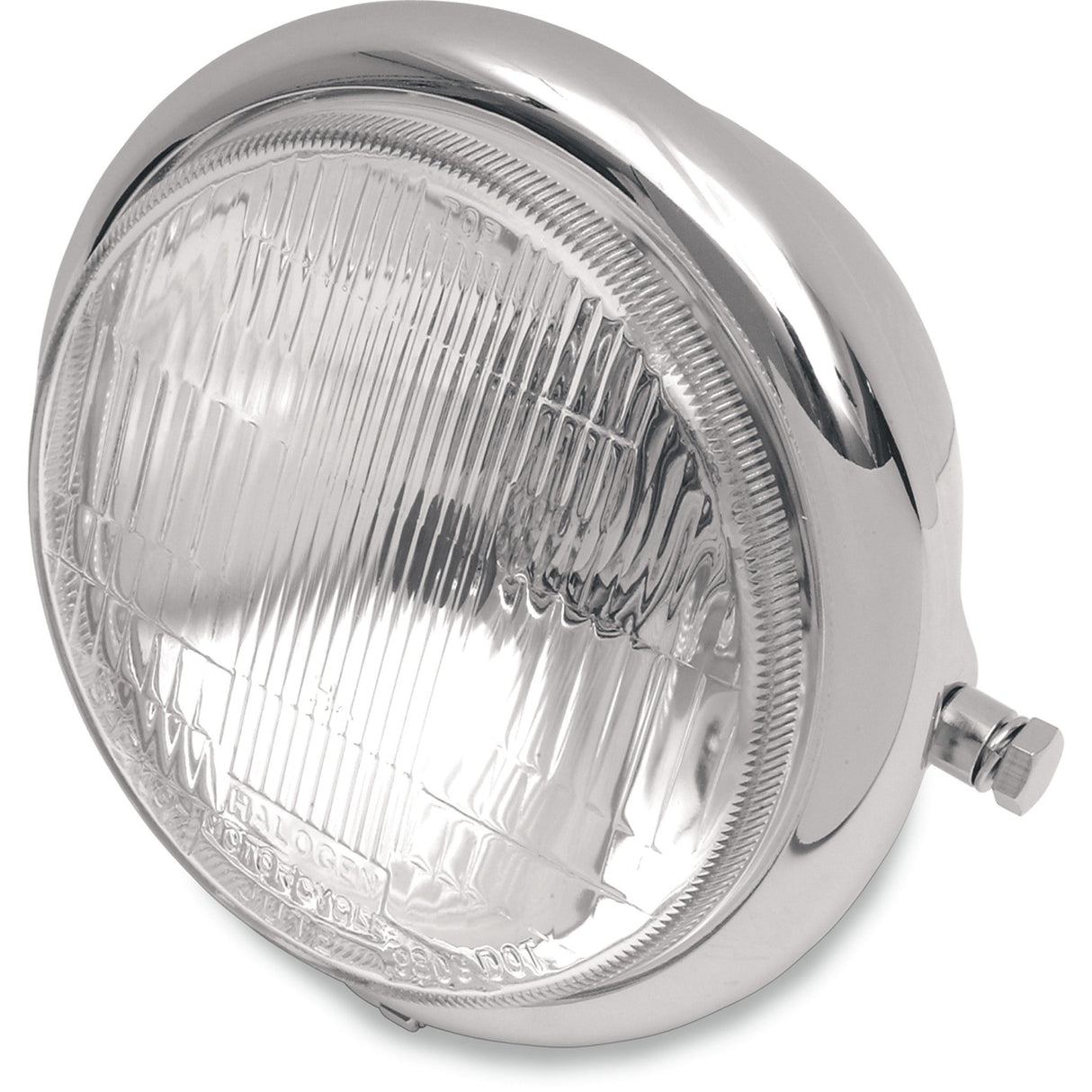 DRAG SPECIALTIES DS-280036 5-3/4" Headlight Assemblies — Headlight Side Mount H4 Headlight - 5-3/4" - Chrome