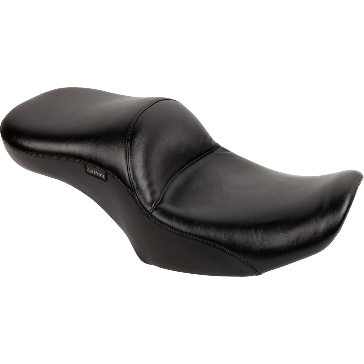 LePera Maverick Seat Without Backrest Smooth Black - LV-957S For Harley Touring 2023-2026