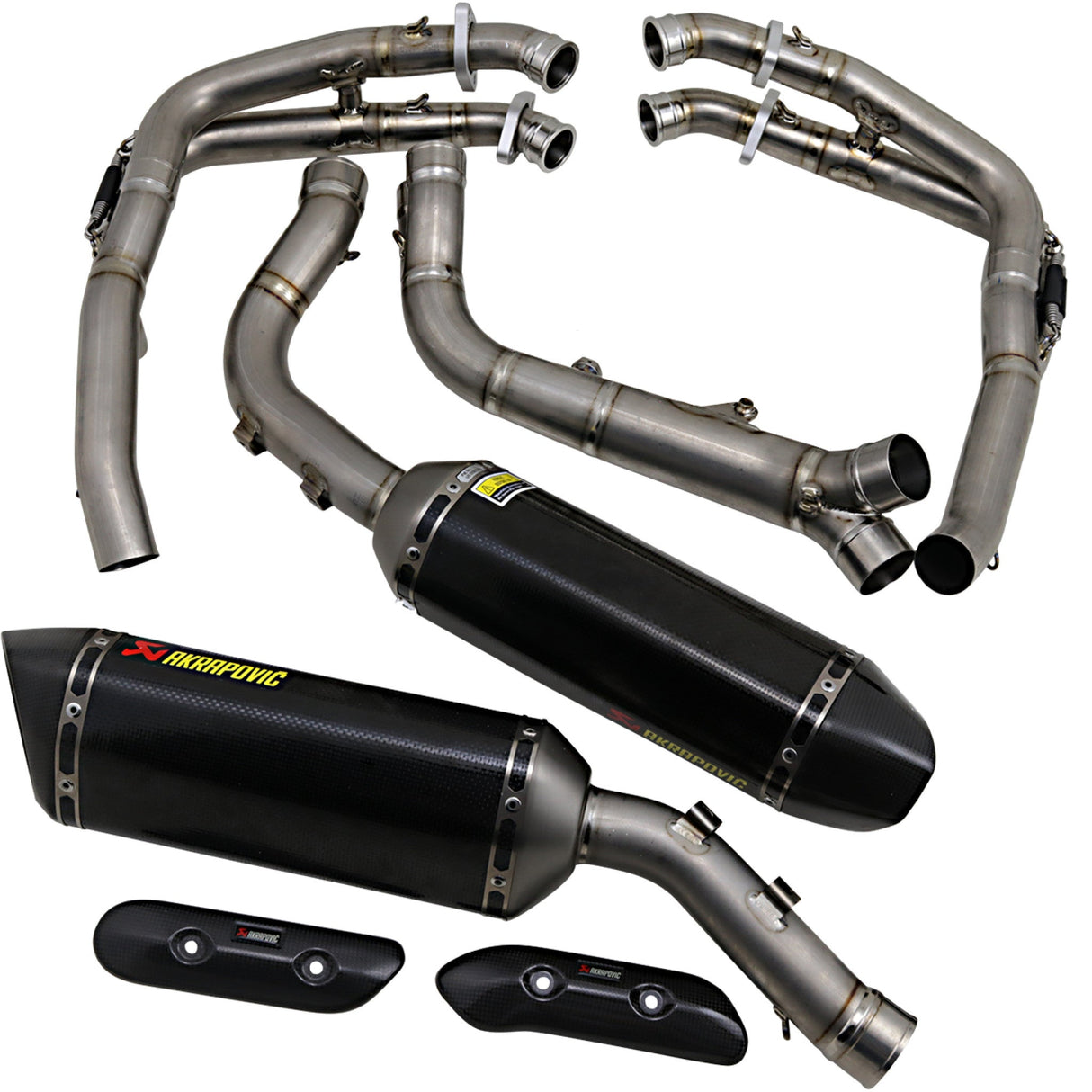 AKRAPOVIC 1810-1792 S-Y10RFT10-ZC/2 Evolution Line KIT Exhaust System Evolution Exhaust - Carbon Fiber - YZF-R1