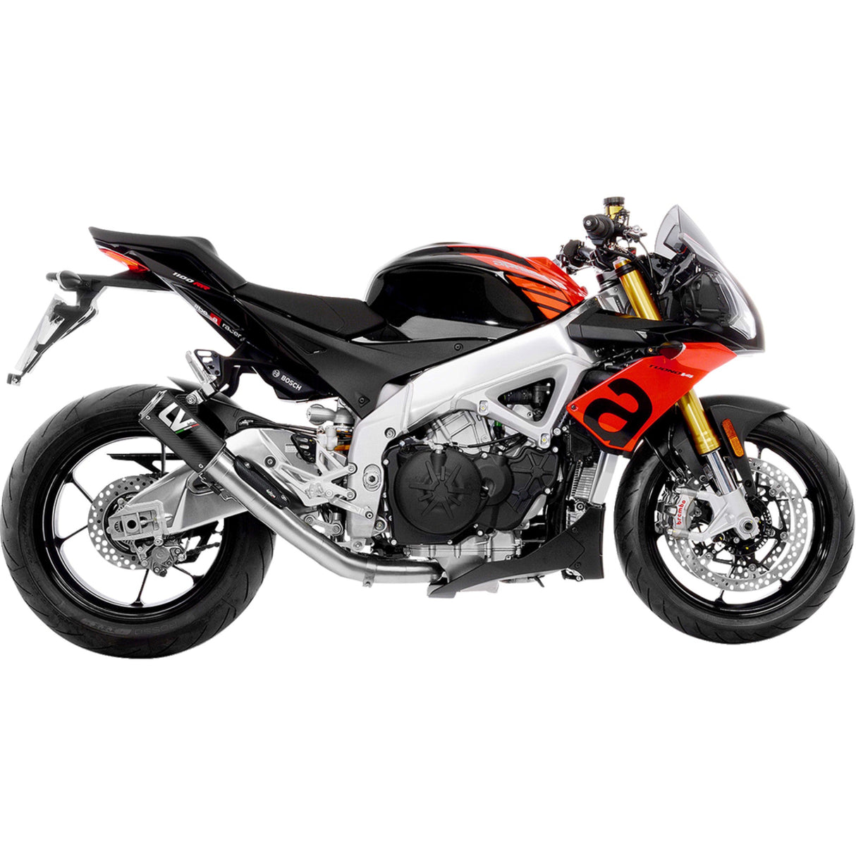 LEOVINCE 1811-4307 15401CU LV Corsa Carbon Fiber Slip-On Muffler LV Corsa Muffler - Carbon Fiber