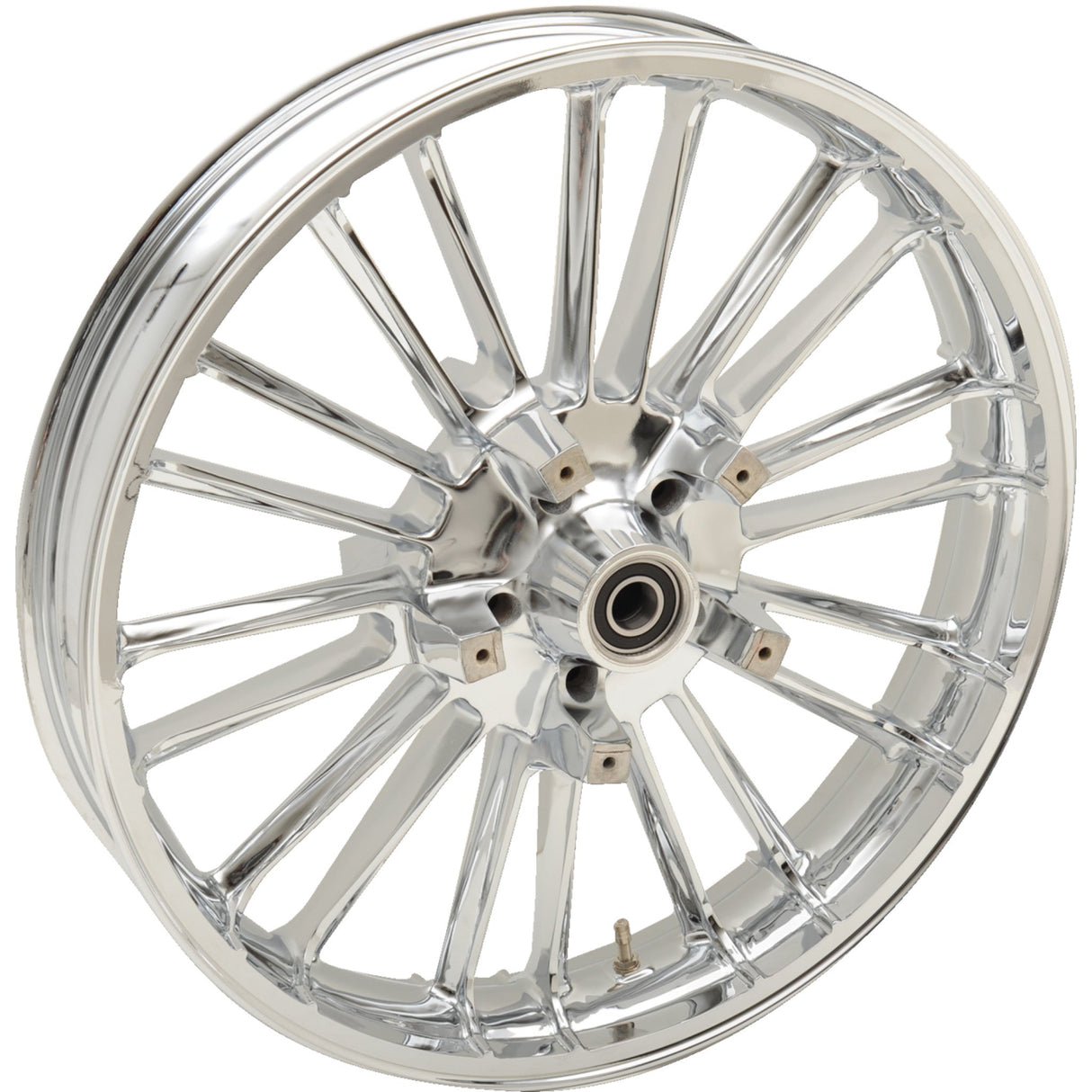 Coastal Moto Atlantic Precision Cast 3D Wheel Atlantic 3D Front Dual Disc Without ABS Chrome 21x3.5 - 3D-ATL213CH For Harley Touring 2008-2026