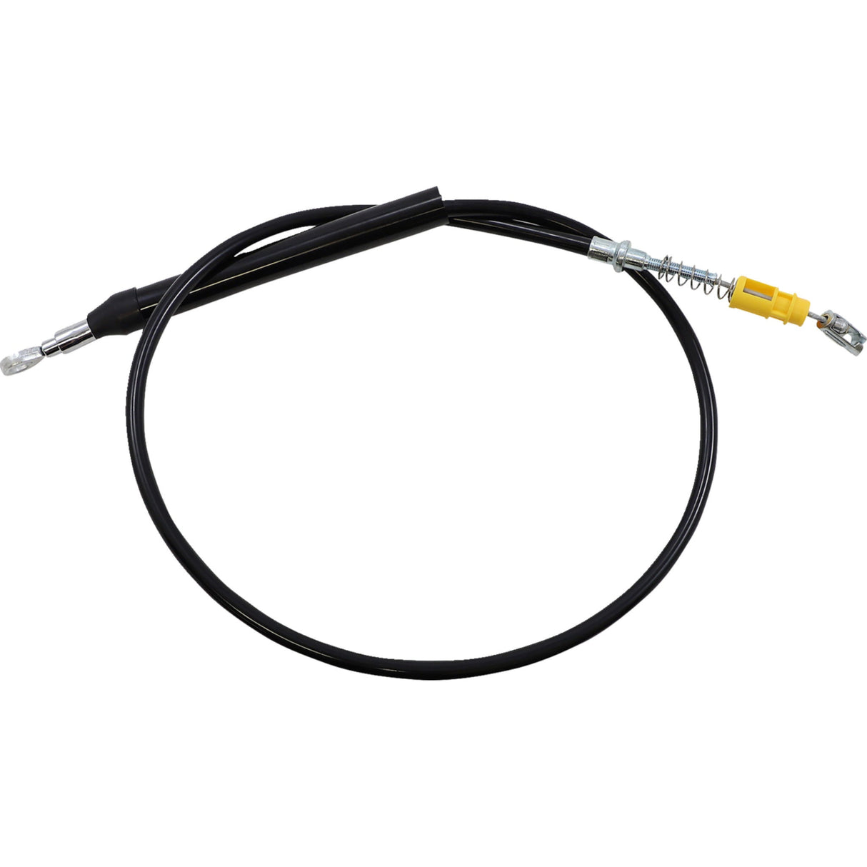 LA CHOPPERS 0652-2432 LA-8155C16B Black Vinyl Clutch Cable - Quick Connect - 15" - 17" Ape Hanger Handlebars - Black Vinyl