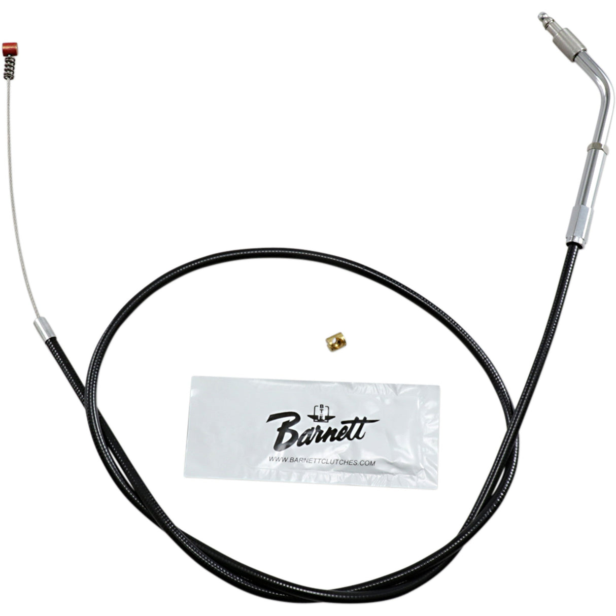 Barnett Black Vinyl Throttle Idle Cable 32" Length - 101-30-40006 For Harley Sportster 1996-2003
