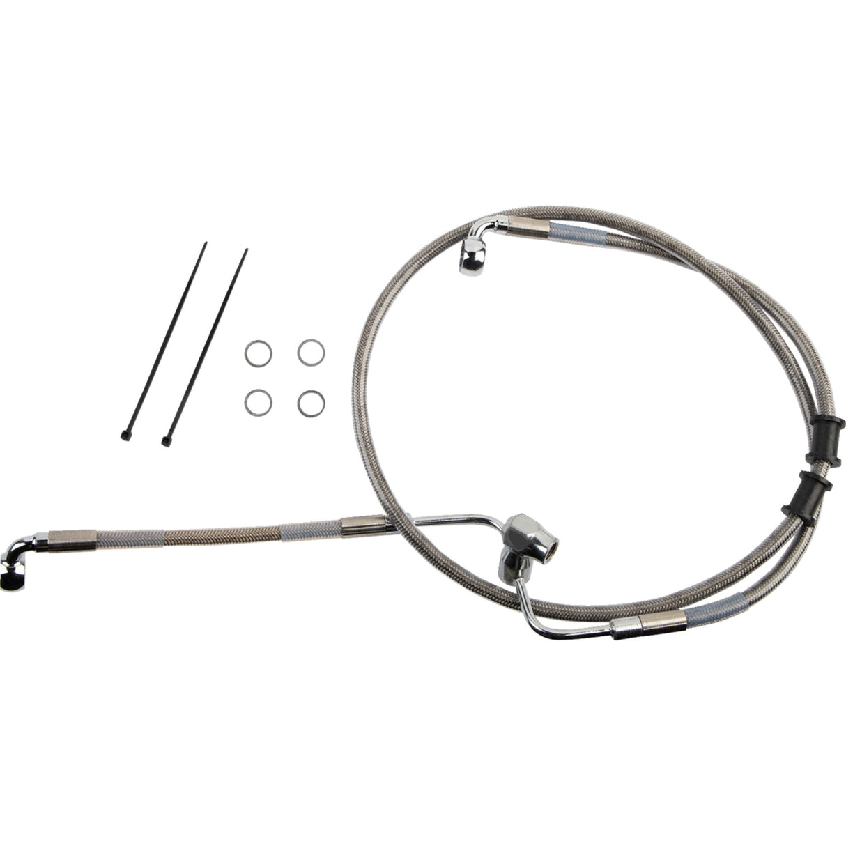 DRAG SPECIALTIES Rear Brake Line - Non-ABS
