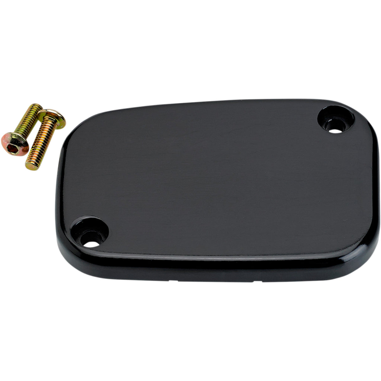 Joker Machine Front Brake Master Cylinder Cover Smooth Black - 08-004B For Harley Touring 2008-2025