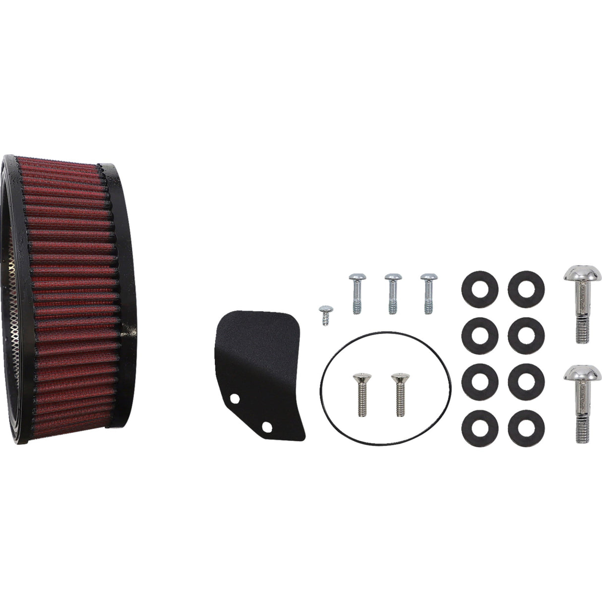 S&S Cycle Air Stinger Stealth Air Cleaner Kit Chrome - 170-0717A For Harley Motorcycles 2017-2023