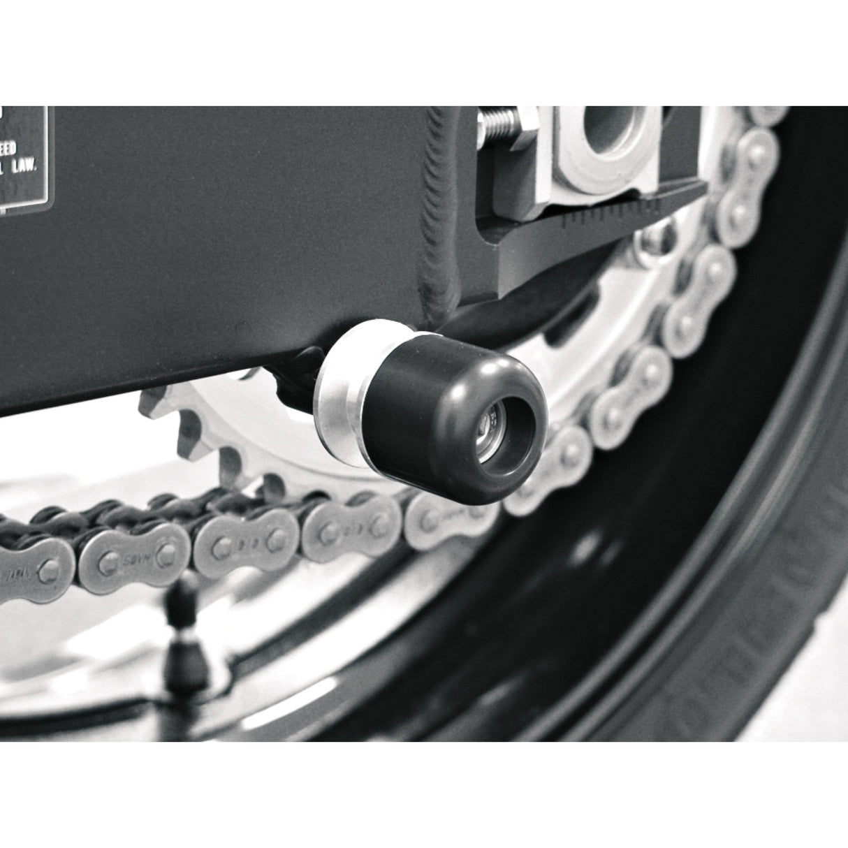 PINGEL 1303-0079 62220 Swingarm Spool Sliders Swingarm Spool Slider - Black