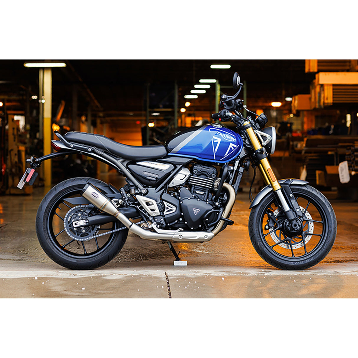 S&s Cycle Grand National Muffler - 550-1143 Triumph Scrambler 400 / Speed 400 2024-2025