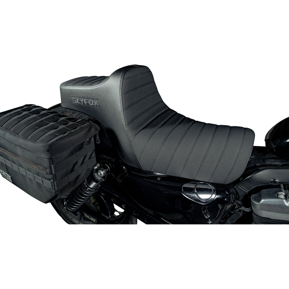 Slyfox Highnoon Seat - 4709A-SlyFox For Harley Sportster 2004-2022