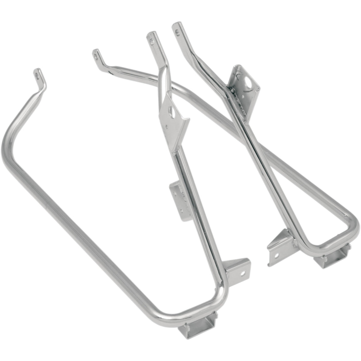 DRAG SPECIALTIES 3501-0612 Saddlebag Support Brackets chrome - fl '09-'13