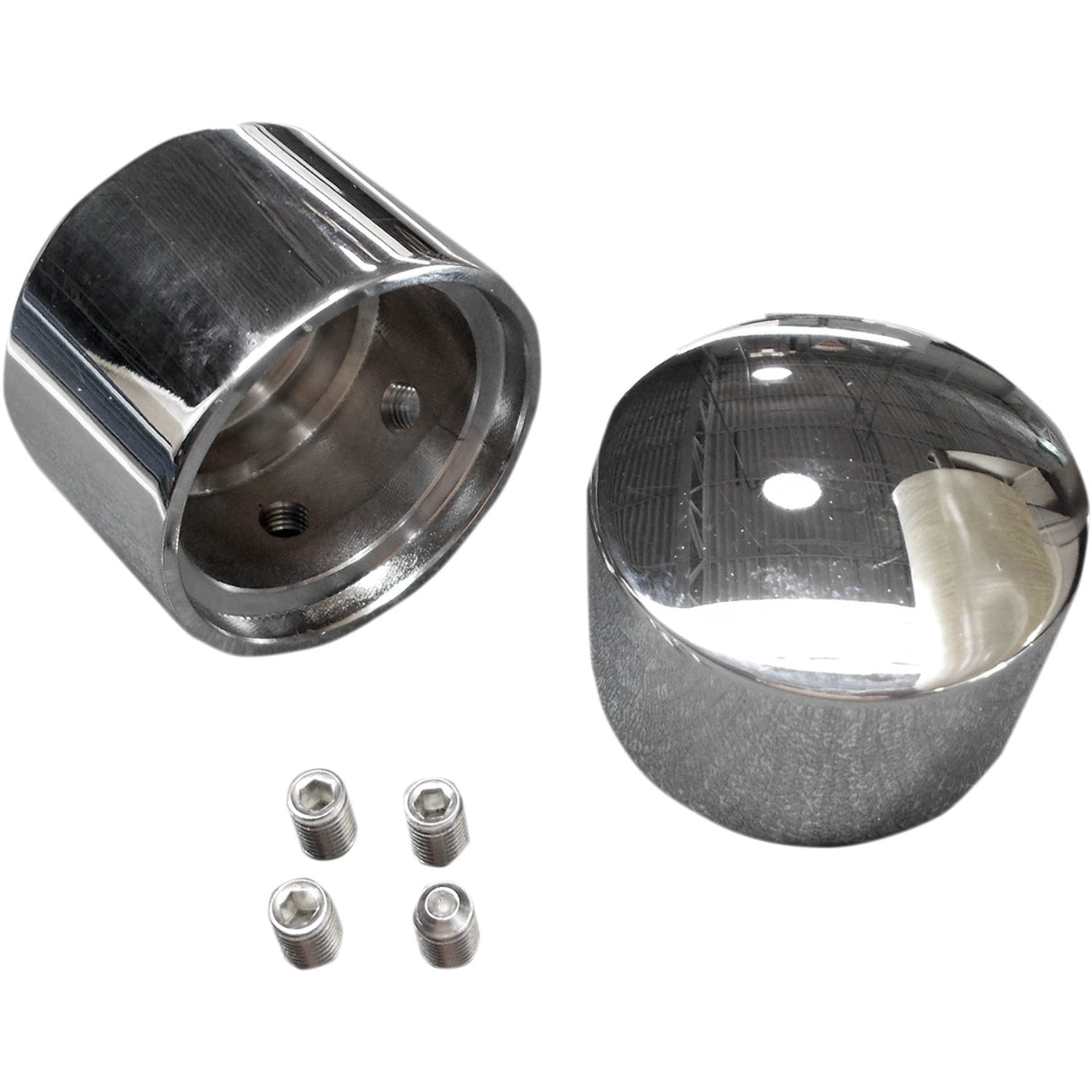 Colony Rear Axle Cover Rear Dome Pair - 2725-2 For Harley Sportster 2008-2012